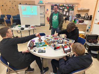 Children Enjoying Coding Sessions and Computer Design Activities