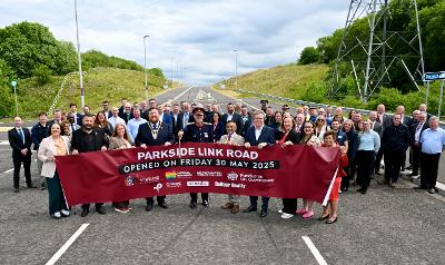 Parkside Link Road unveiling Parkside Link Road unveiling