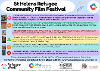 Flyer for St Helens' first film festival