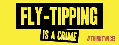 Fly tipping banner