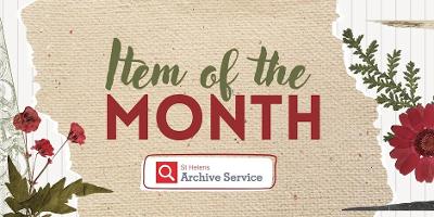 Archive Item of the Month