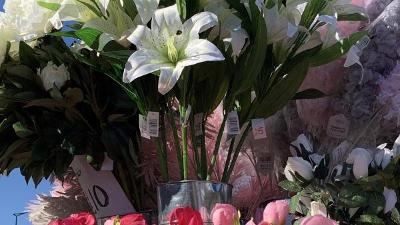 Photo of flowers at Earlestown Market