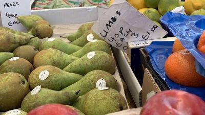 Fruit and Veg at Earlestown Market