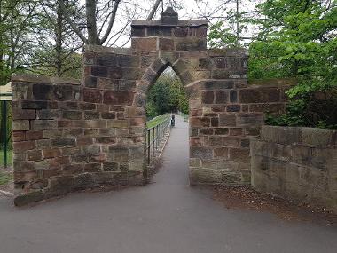 Willow Park Dam entrance