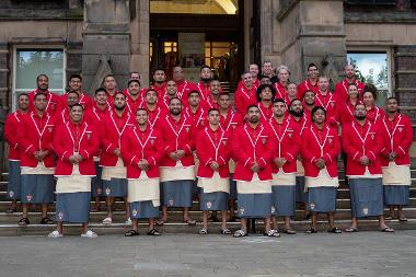 Civic reception at St Helens Town Hall