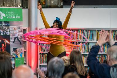 Natasha Moonshine - 5 times World Record holding Hula Hoopist