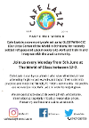 A leaflet advertising the new venue for Cafe Laziz