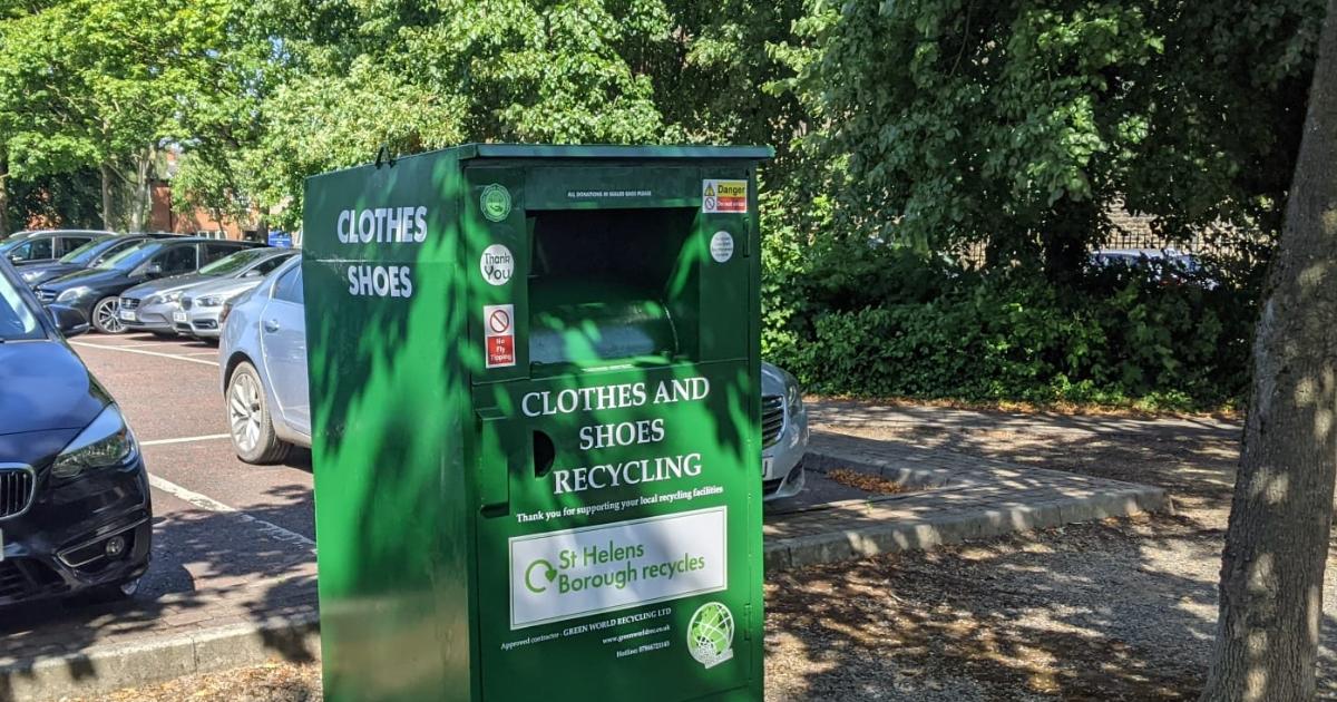 New recycling bank trial to tackle textiles waste - St Helens Borough ...