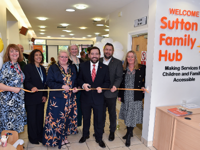 Sutton Family Hub opening