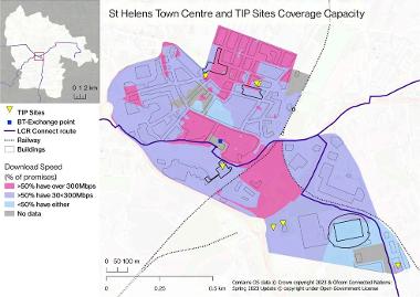 St Helens Town Centre and TIP Sites Coverage Capacity