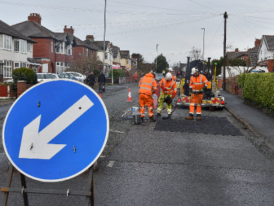 Pothole repairs NLW