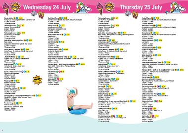 Activities taking place on 24 & 25 July 2024