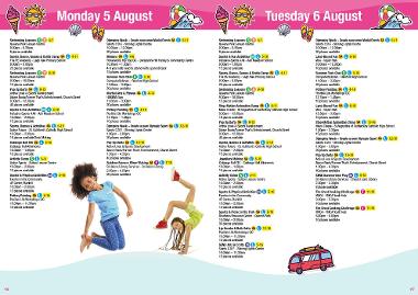 Activities taking place on 5 & 6 August 2024