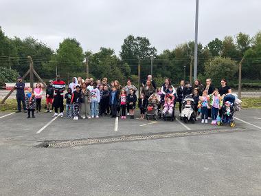 Families enjoying a daytrip to Blackpool Zoo