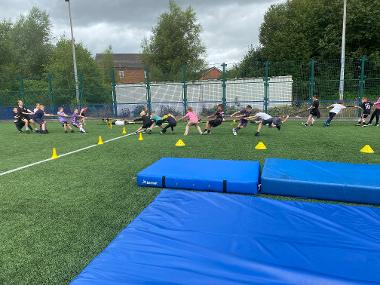 Children and young people participating in Boxing, Multi-Sports and Football Camp sessions