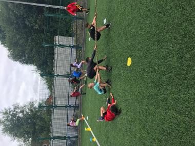 Children and young people participating in Boxing, Multi-Sports and Football Camp sessions