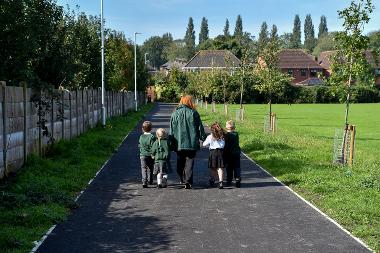 Bishop Road Playing Fields: Shared Use Footpath and Cycleway